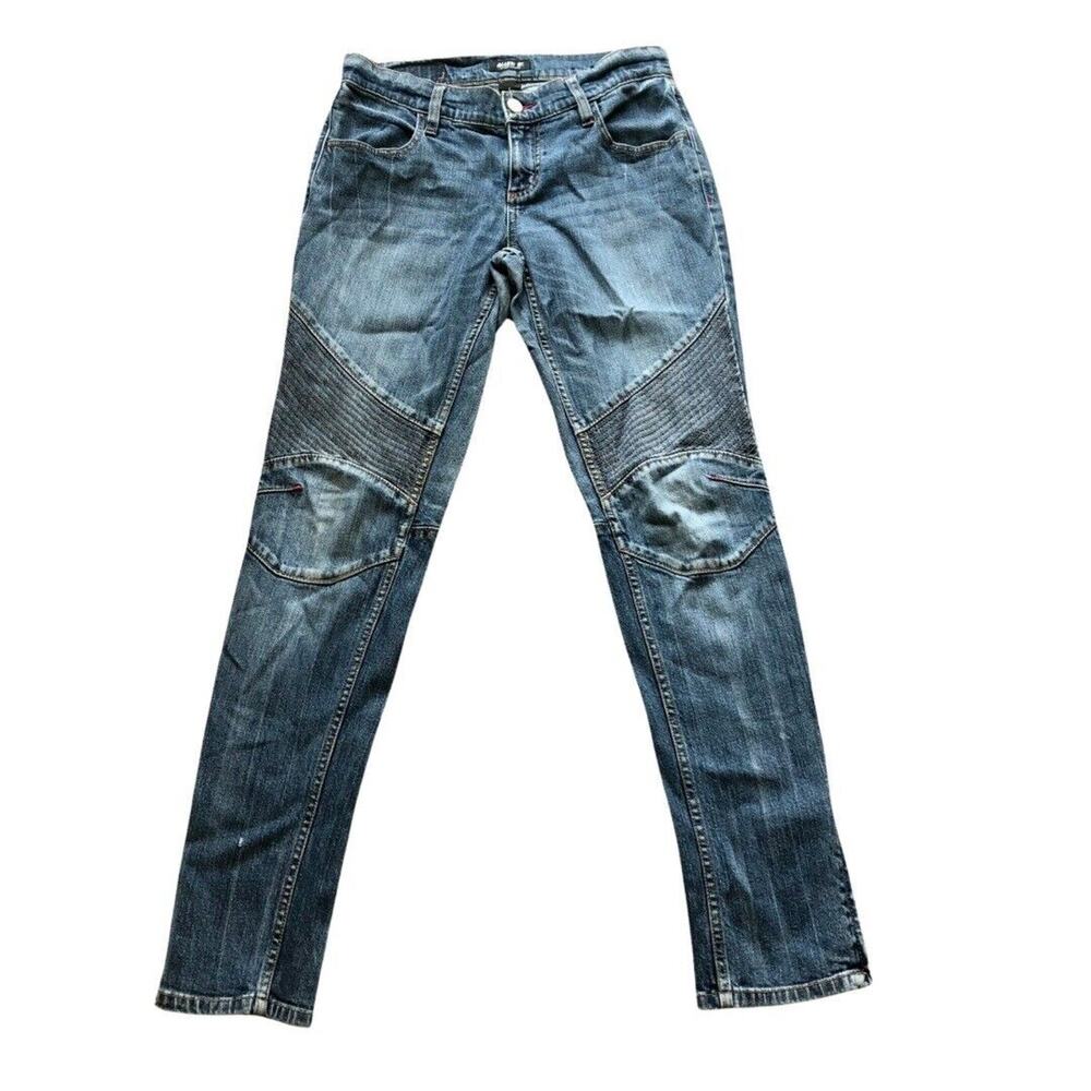 ALLEN B. by Allen Schwartz Jeans 6 Blue Mid Rise Retro Vintage Ankle Zip